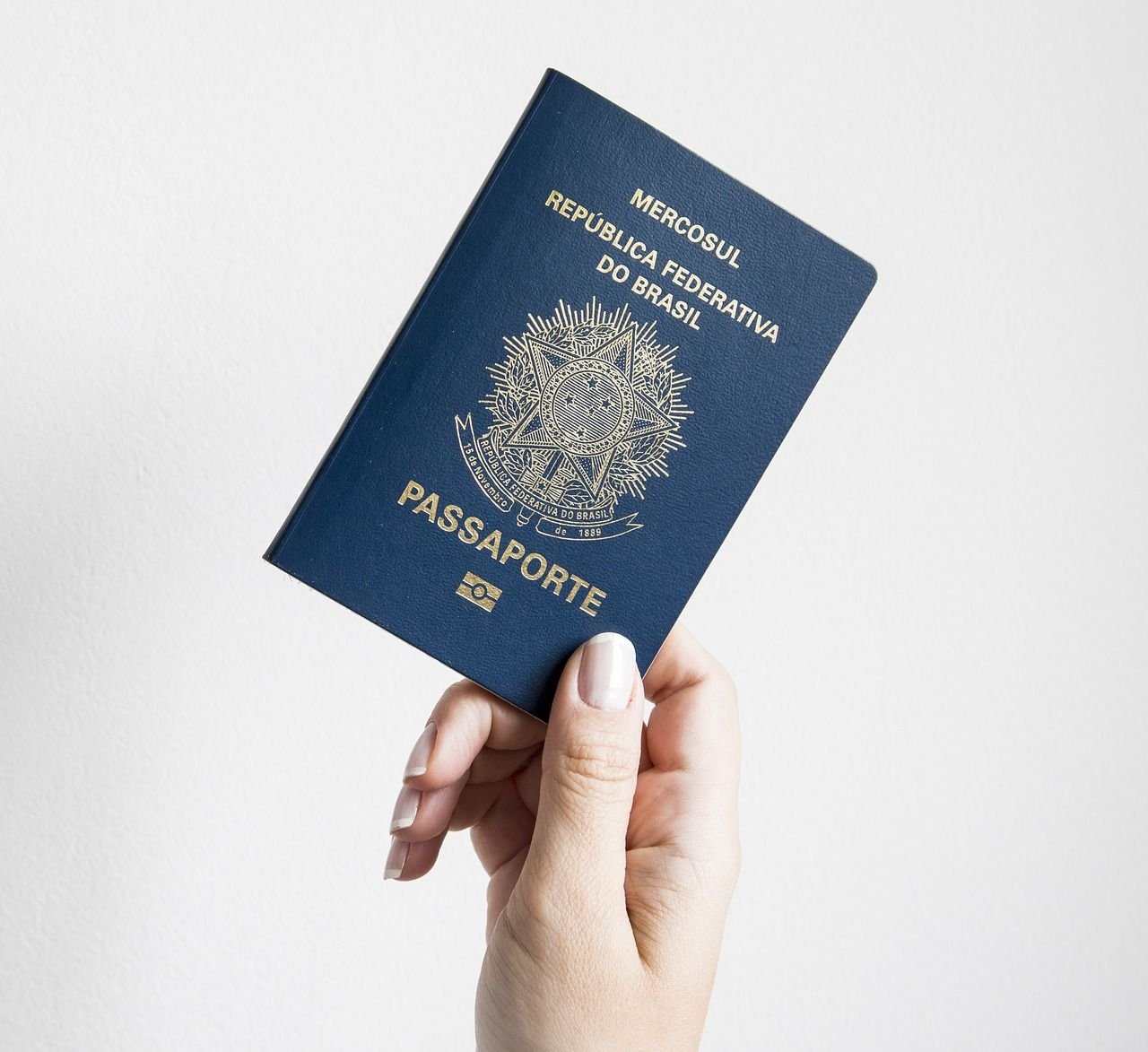 Passport and visa travel documents ready for departure